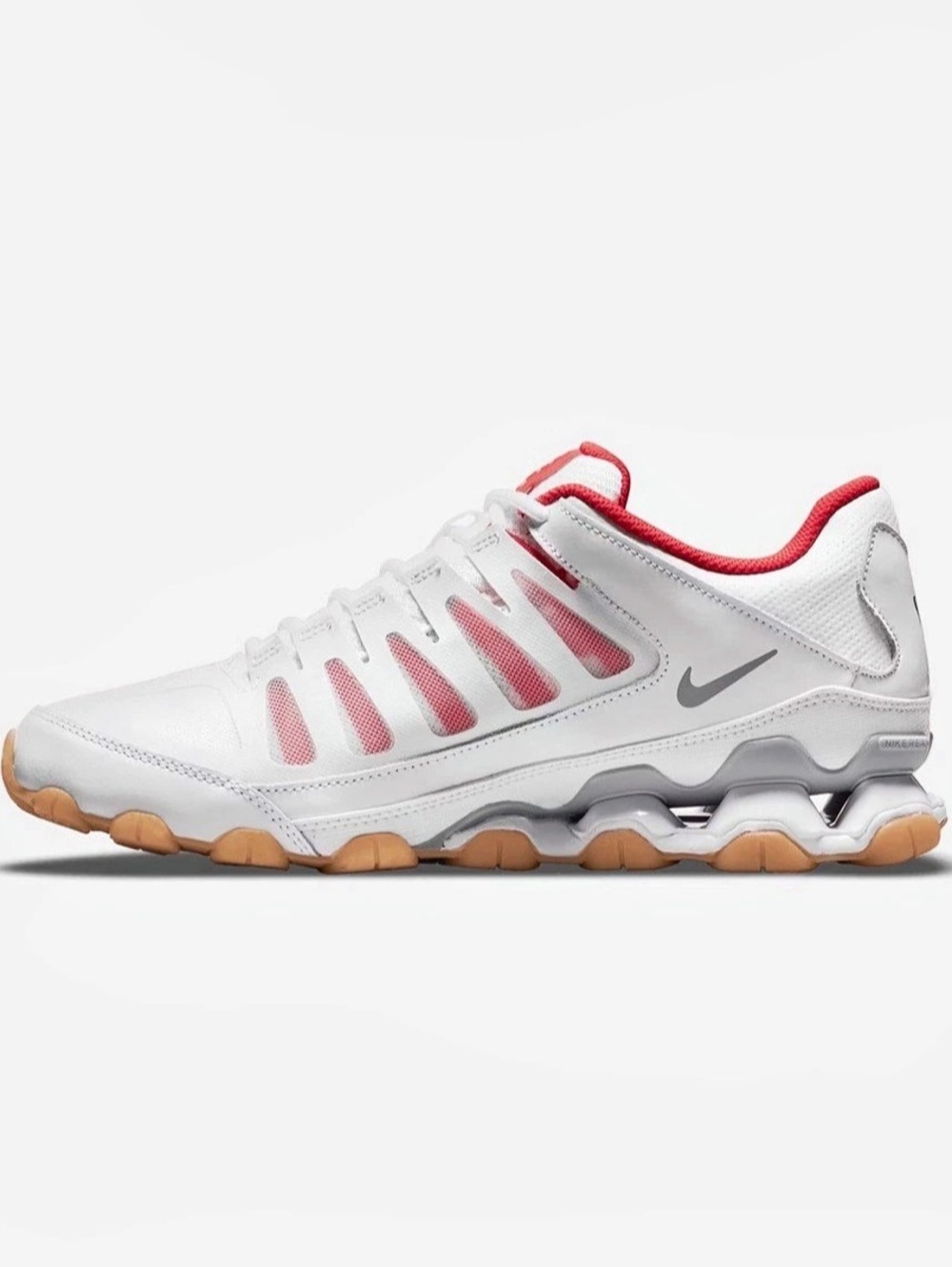 Nike Reax 8 TR Athletic Shoes White & Red US 11